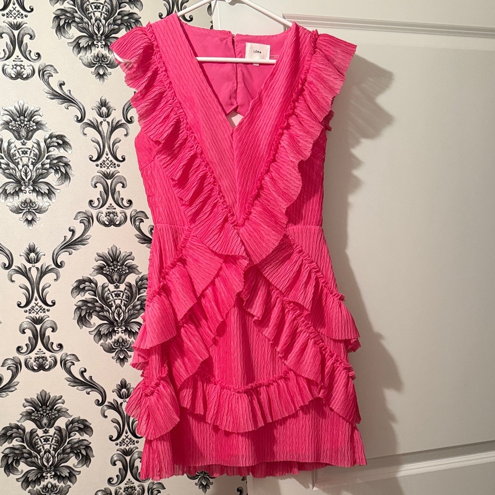 Pink Ruffled Dress